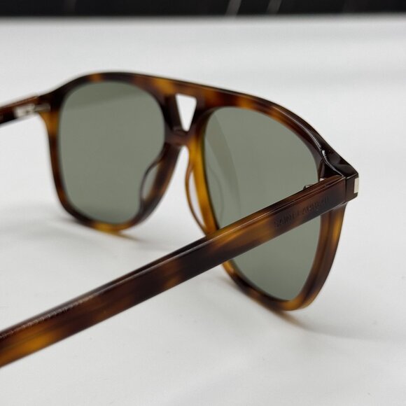 NEW SL596 DUNE 002 SAINT LAURENT HAVANA WOMEN SUNGLASSES - Picture 7 of 12